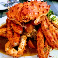 Frozen King Crab Legs – Wild-Caught | Pre-Cut for Easy Serving | 1kg | Imported | UK
